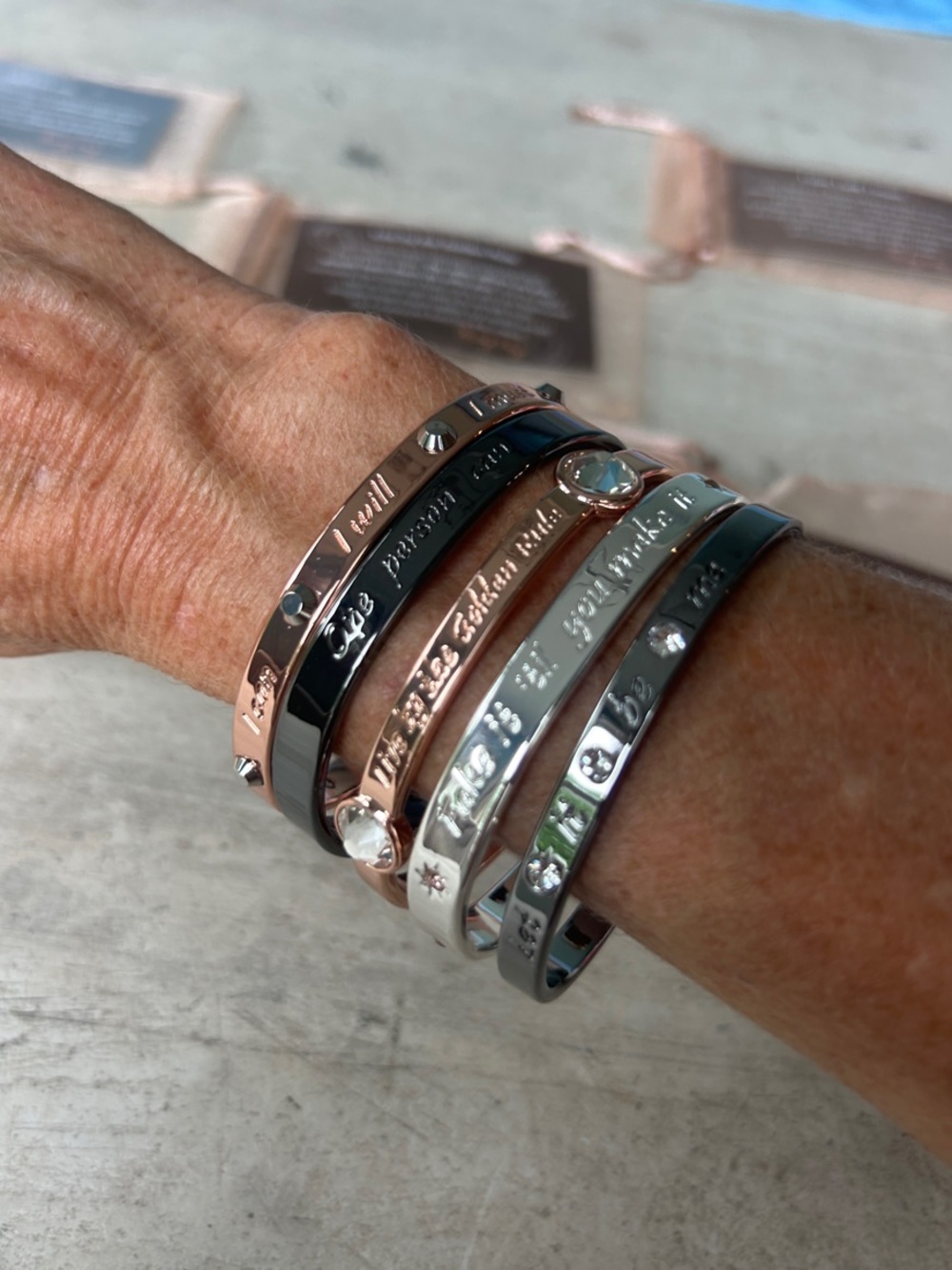 Set of Mary Kay Inspirational Bracelets